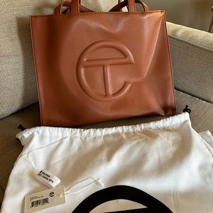 Telfar Medium Tan Shopping Bag